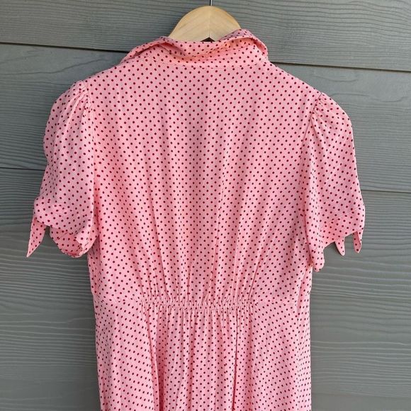The Nines by Hatch pink polka dot dress - Picture 9 of 11